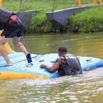 Bouncia Inflatable Landing Ramp For Floating Aqua Park for sale