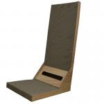 Vertical Corrugated Paper Cat Scratcher L Shaped Cat Wall Scratch Board Non Shedding for sale