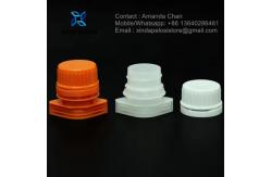 China Custom Size Soft Food Packaging Spout Custom Plastic Screw Spout Cap supplier