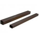 Anodized Extruded Construction Aluminum Profile Rectangular Tubing Thin Wall for sale