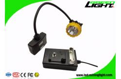 China 6.8Ah Panasonic Battery Rechargeable LED Headlamp With Low Power Warning Safety Rope supplier