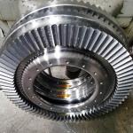 SAE 4340 Straight Bevel Gears 12.5 Module Gear Shaping Miter Bevel Gear for sale
