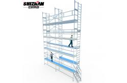 China Outdoor Removable Aluminum Telescopic Scaffold Tower 6m Platform supplier
