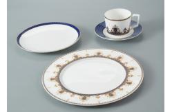 China SGS Certificate Translucent Royal Bone China Dinnerware Set supplier