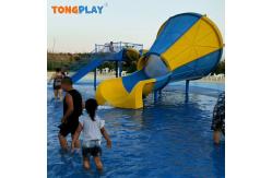 China Small Speaker Fibreglass Water Slides For Children 3-15 Years Old supplier