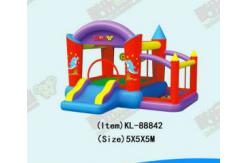 China Commercial Inflatable Bounce House With Dolphin Patterns supplier
