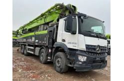 China 2021 Zoomlion 62M Used Concrete Pump Truck with BENZ chassis supplier