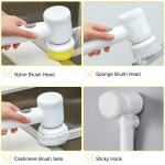 ABS Electric Spin Scrubber Rechargeable With 3 Brush Heads