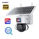 Multipurpose Solar 4G PTZ Camera WiFi Night Vision 6MP Dome Network for sale