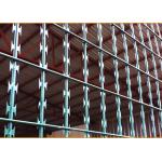 Stainless Steel Crossed Coil Concertina Single Coil Razor Barbed Wire for sale