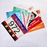 Adult Marathon Running Tyvek Bib with Customized Waterproof Design in White Red Blue