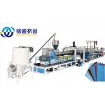 Single / Twin Screw PET Sheet Extrusion Line For Cup Body Sheet 820mm for sale