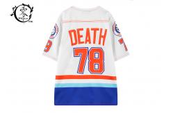 China Custom New York Death Adders Shirts , Hockey Jersey Woman Mid Sleeve Shirts supplier