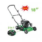 2 in 1  18 inch  Gasoline lawn mower , push lawn mower machine grass trimmer for sale