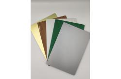 China Custom Brushed Aluminum Composite Panel Fireproof  Partition Use supplier