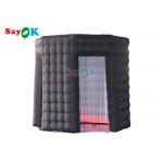 Oxford Cloth Inflatable Photo Booth Enclosure Backdrop Mini Inflatable Tent for sale