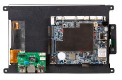 China Thin Closed Frame Interactive Screen Display Plastic Metal Housing Optional supplier