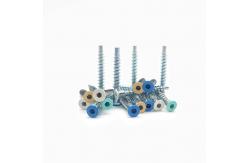 China Straight Trimming Hexagonal Wood Tooth Screws Countersunk Roller Coaster Thread supplier