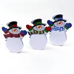 Kids Mini Shape 30sheets Cartoon Notepad Custom Shape Full Color Printing snowman notepad for sale