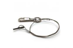 China Single Leg Stainless Steel Wire Rope Plant Pot Hanging Kit With Metal Hook supplier