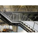 Safety SS 304 Wire Rope Mesh Steel Cable Netting For Stairs Railing Install Use for sale