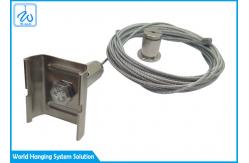 China SGS Wall Mounted Steel Wire Suspension Kit Cable Loop Clamp For Lighting supplier