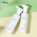 Matte Surface Foam Dispenser Bottle Clear White PET Facial Cleanser Mousse Foam Pump Bottle for sale