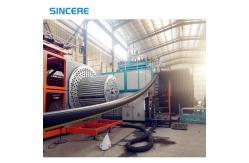 China HDPE Double Hollow Wall Winding Pipe Production Line Machine supplier