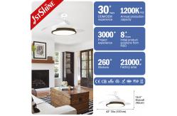 China Modern Retractable DC 65W Smart Ceiling Fan Light Dimmable 5 Speed supplier