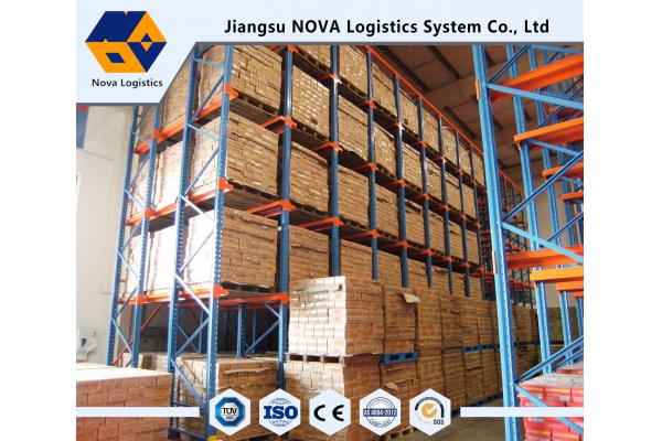 Q235 Material Drive In Racking System , Load Capacity 500 - 5000kg / layer