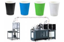China High Power High Speed Sleeves Wall Paper Cup Forming Machine fully automatic supplier