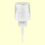 Screw On 30-410 Closure Type Hand Care Made of PET Material  White with Transparent overcap for sale