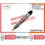 BOSCH 0445120217 51101006126 Neutral Fuel Injector Assembly 0445120217 51101006126 For MAN NEOPLAN TEMSA YOUNGMAN for sale
