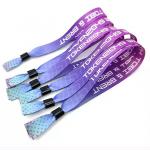 Personalised Woven Custom RFID Wristbands Fabric NFC Wristbands For Events