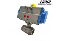 China Thread Pneumatic Ball Valve With Internal Thread For Easy Operation supplier