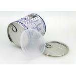 Iron bottom empty tin coffee cookie cans , tin containers with lids for sale