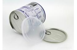 China Customized tin plate cans coating with Aluminum , cosmetic tin containers supplier