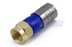 China Digital Camera Transmit RG6 CATV Coaxial Cable in 20M with Compression Connector supplier