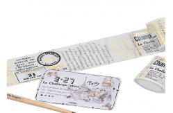 China Removable 114mm Glitter Foil Washi Tape For Crafts supplier