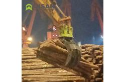 China Excavator Log Grab Certified Hydraulic Log Grapple For Mini Digger supplier