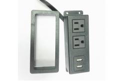 China TV Cabinet Bookcase Conference Table Socket American Standard UL Certification supplier