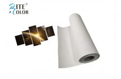 China Inkjet Digital Printing Polyester Canvas Rolls , Wide Format Canvas Digital Print Fabric supplier