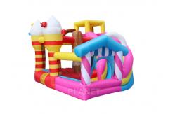 China Home Candy 3ML*2.8MW*2.2MH Inflatable Slide Jumping Castle supplier