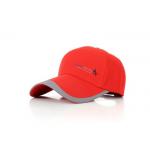 Spring / Summer Red Canvas Baseball Cap  For Men / Women Extremely Durable Anti - Rust for sale