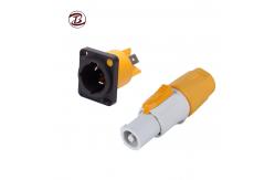 China Front Panel Mount 2 3 4 5 Pin Waterproof Ethernet Connector supplier