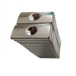 Arc Shape Magnet for Motor Customized Size High Temperature Neodymium With Countersunk Hole