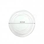 Dia 11.5cm 500ml Disposable Paper Bowl With Clear OPS Lid For Restaurant for sale