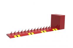 China Traffic Barrier A3 Steel Spikes Tyre Killer 7m Length PLC Remote Control supplier