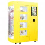 Touch Screen Fresh Flowers Vending Machine With LED Lighting for sale