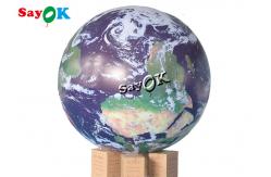 China 2m Giant Inflatable Earth Globe Model With Led Lighting supplier